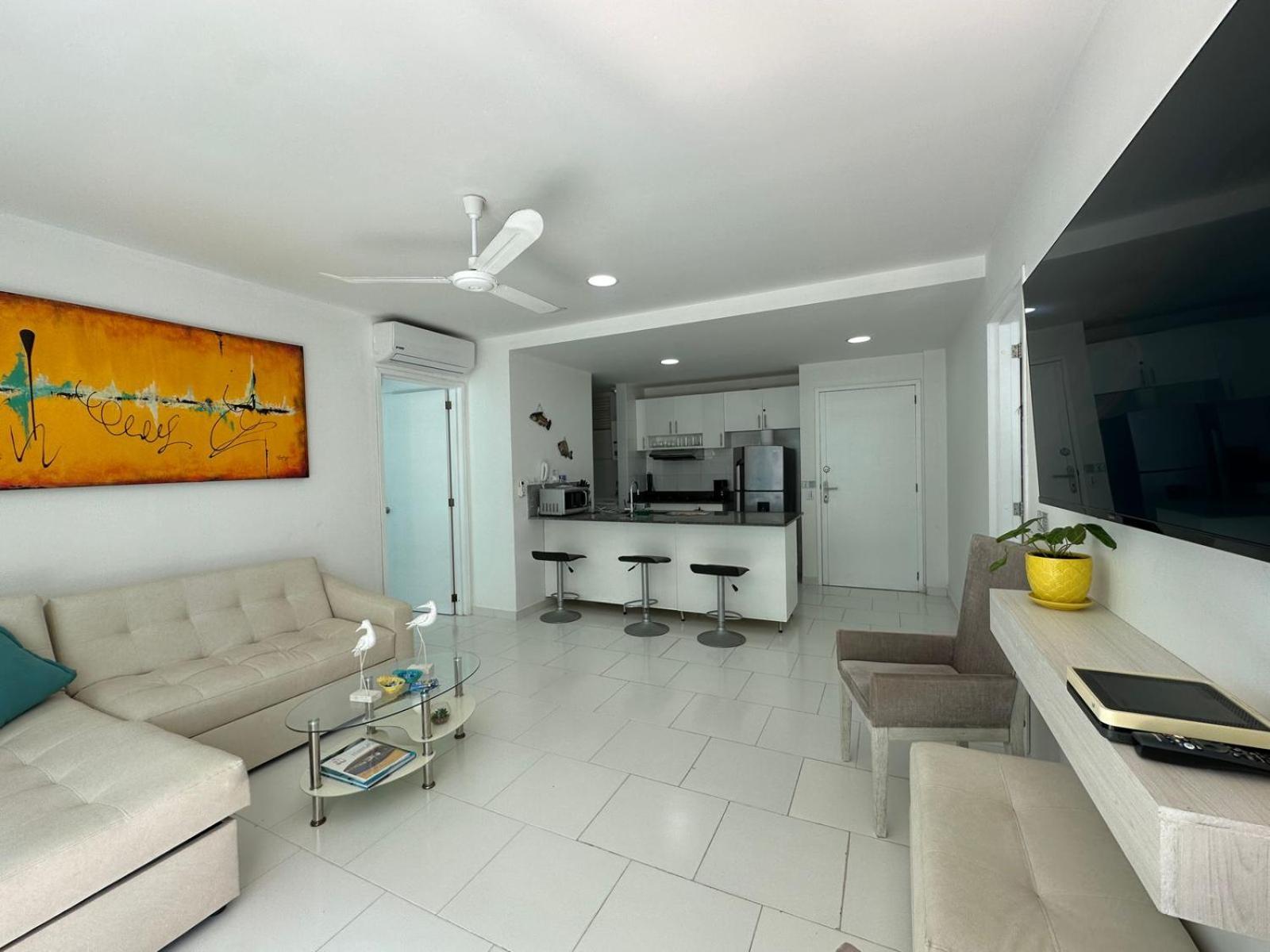 Apartamento Exclusivo Con Playa Y Piscinas Morros Cartagena